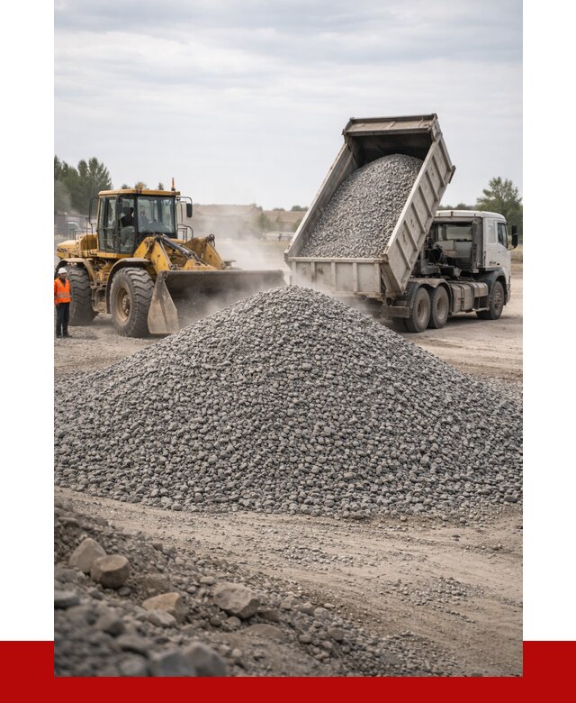 Купить щебень с доставкой в Мытищах от 2539 руб. | ПРОНЕРУДМтщ