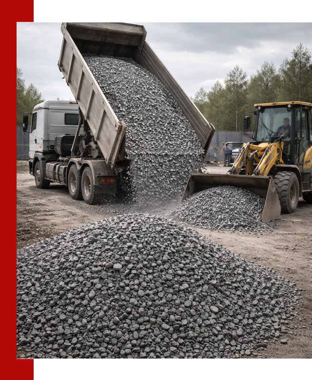 Доставка и продажа щебня гранитного в Мытищах