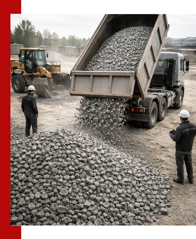Доставка гранитного щебня фракции 20-40 в Мытищах