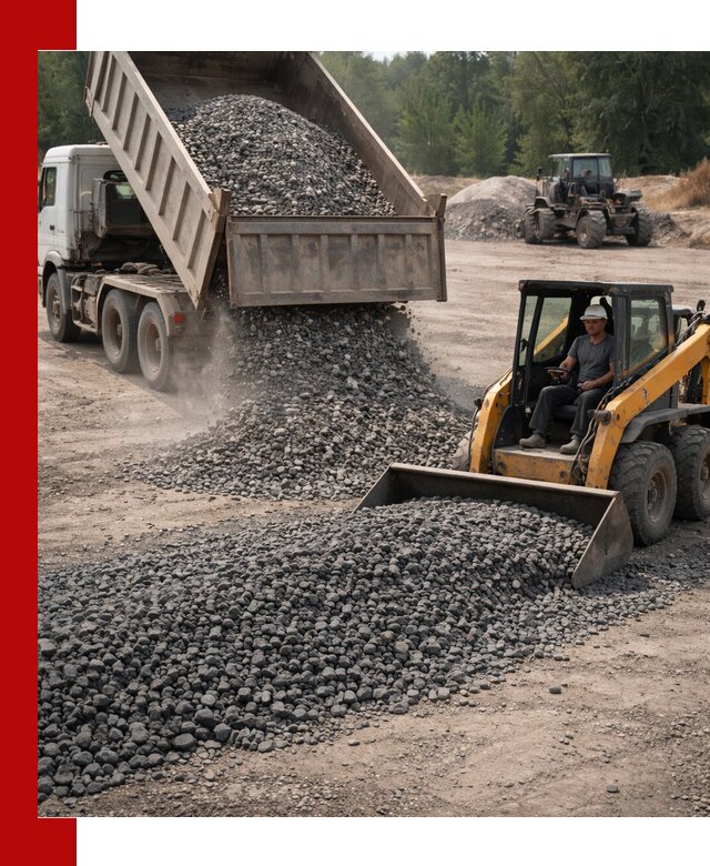 Гранитный щебень фракция 40-70 с доставкой в Мытищах