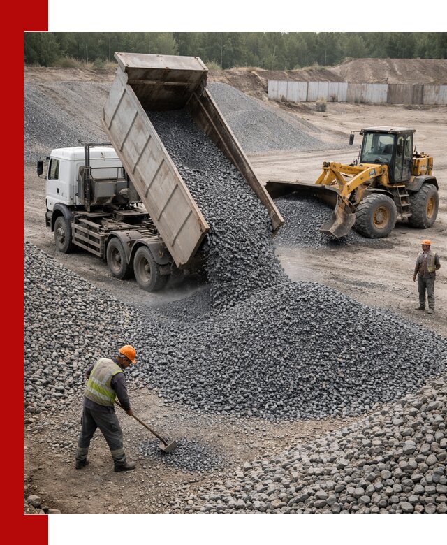 Щебень габбро-диабаз фр. 5-20 с доставкой в Мытищах