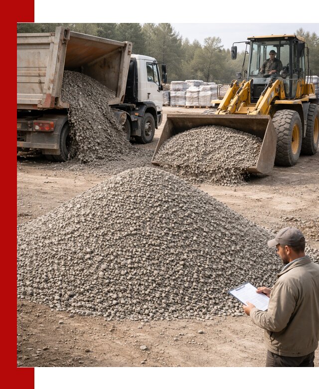 Гравийный щебень фракция 5–10 с доставкой в Мытищах