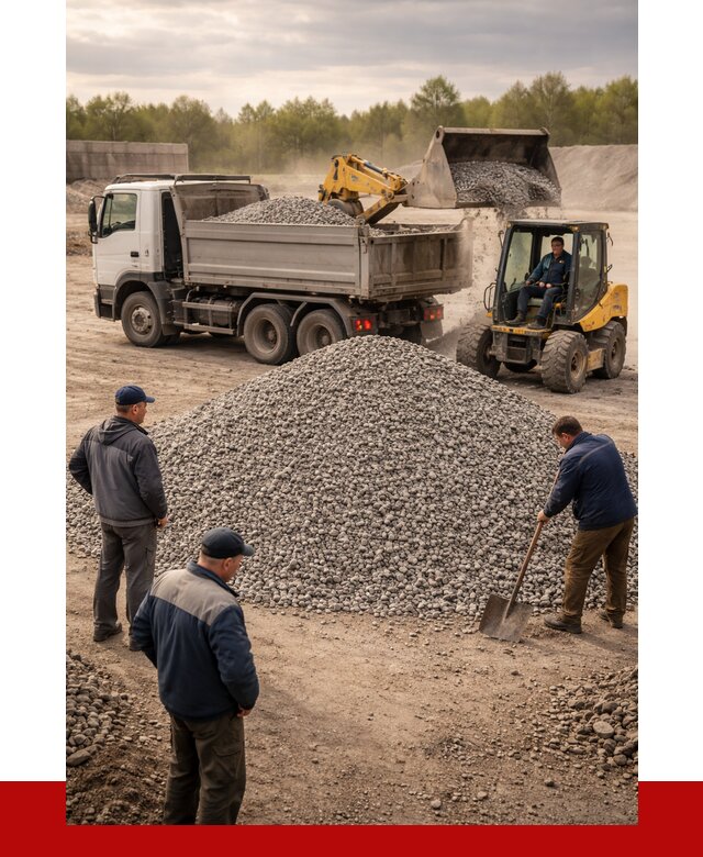 Гравийный щебень фракция 5-20 в Мытищах от 2437 р. ПРОНЕРУДМтщ