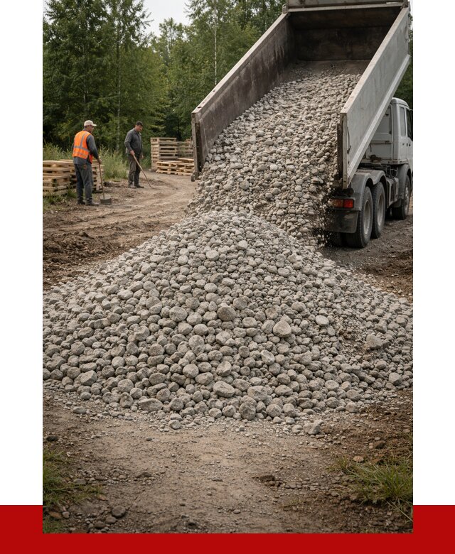 гравийный щебень фракция 70-120 в Мытищах от 2488 р. ПРОНЕРУДМтщ
