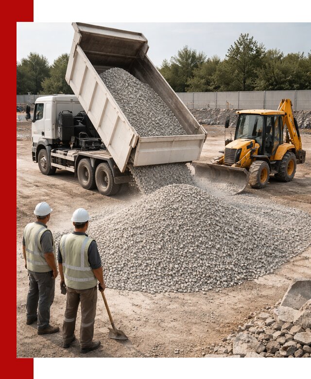 Купить известняковый щебень фракции 5–10 мм с доставкой в Мытищах