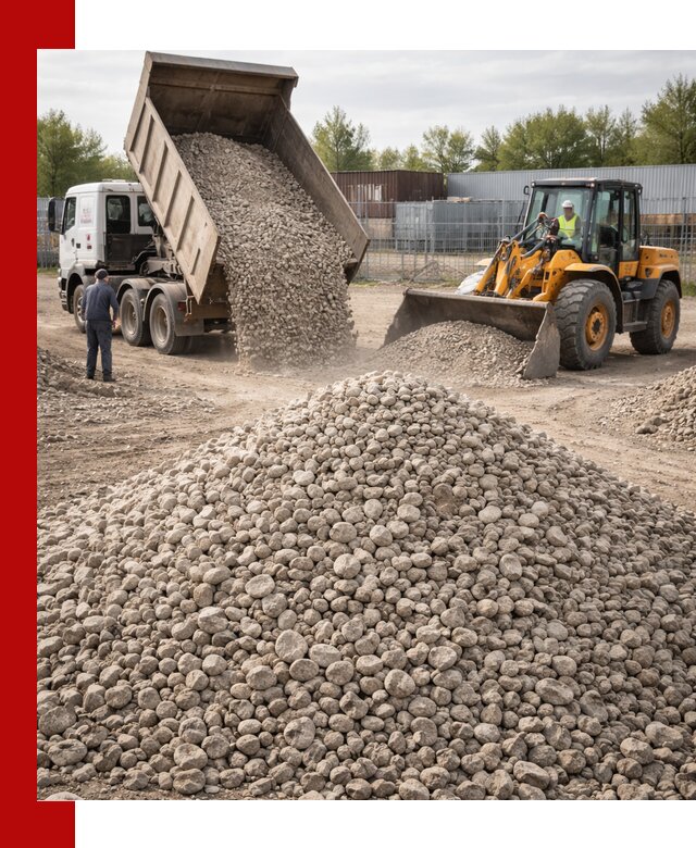 Доломитовый щебень фракции 20–41 с доставкой в Мытищах