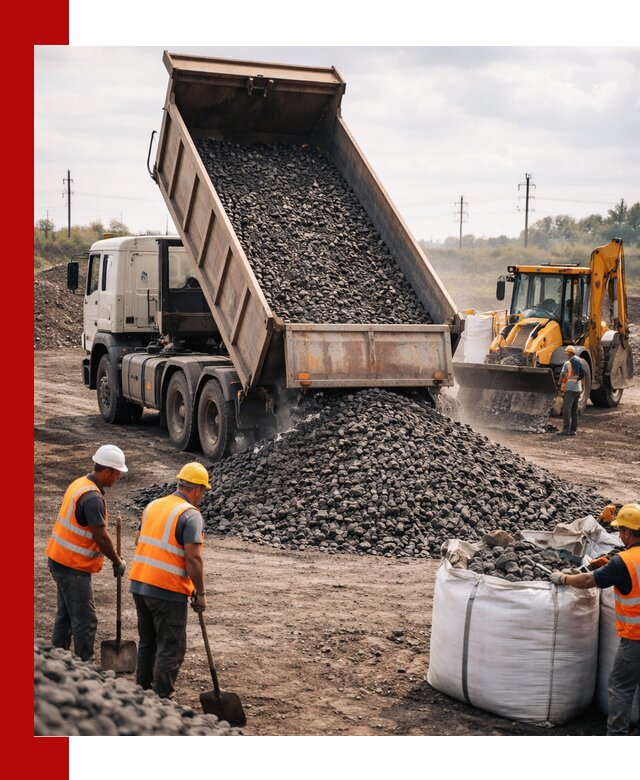 Шлаковый щебень фракция 40-70 с доставкой в Мытищах