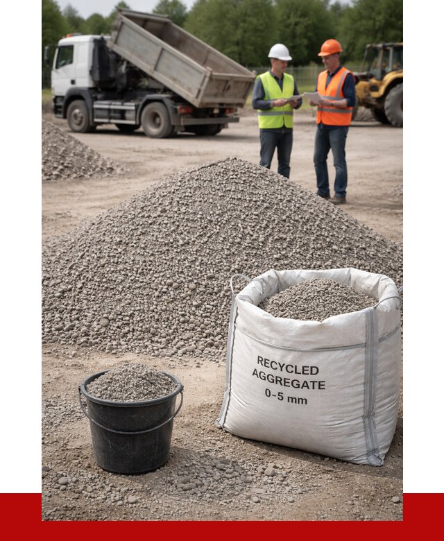 Вторичный щебень фракция 0-5 в Мытищах от 1625 р. ПРОНЕРУДМтщ