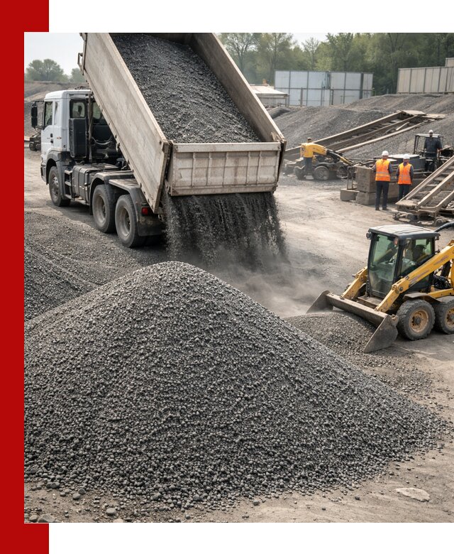 Вторичный щебень фракция 0–5 с доставкой в Мытищах