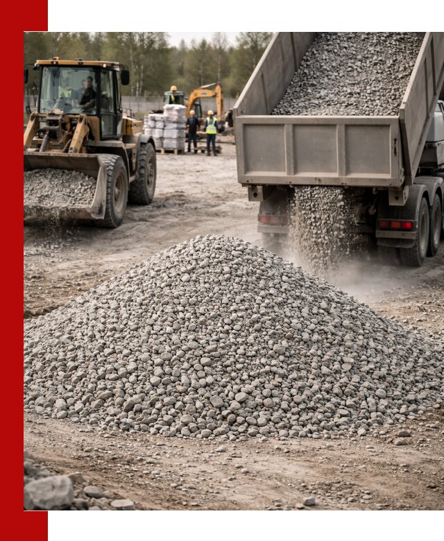 Вторичный щебень фракции 5-20 в Мытищах — доставка и продажа крупнотоннажно