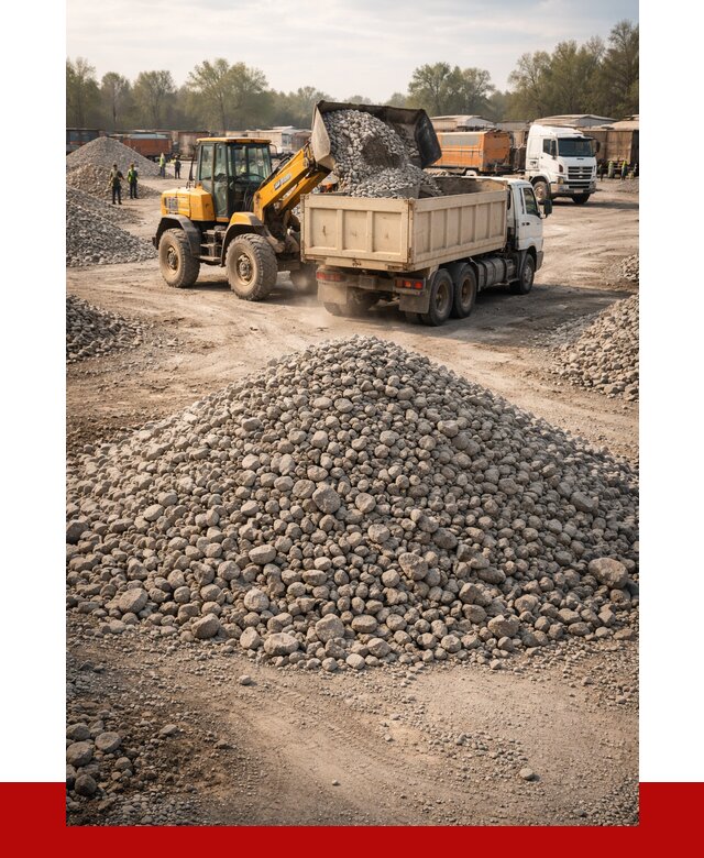 Вторичный щебень фракция 40-70 в Мытищах от 1767 р, ПРОНЕРУДМтщ