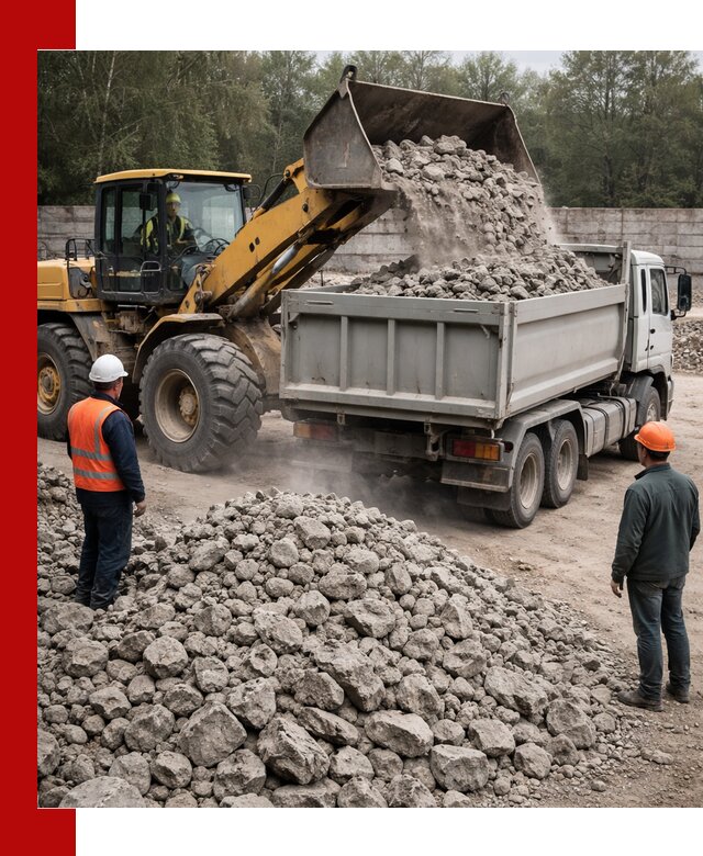 Вторичный щебень фракция 70–150 в Мытищах с доставкой