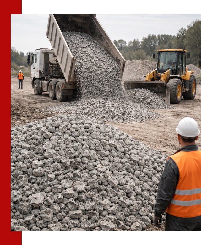 Доставка бетонного щебня фракции 20-40 в Мытищах