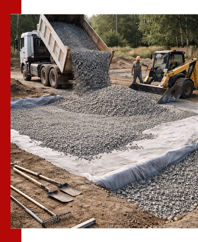 Щебень для фундамента с доставкой в Мытищах