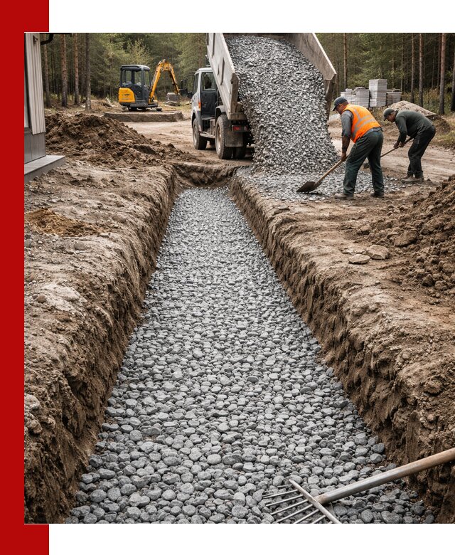 Щебень для дренажа с доставкой в Мытищах высокого качества