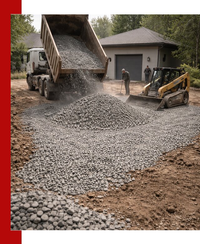 Щебень для парковки в Мытищах: доставка и укладка качественного материала