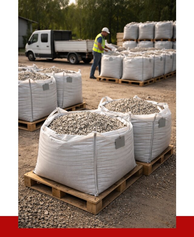 Щебень в мешках с доставкой в Мытищах от 4265 р. | ПРОНЕРУДМтщ