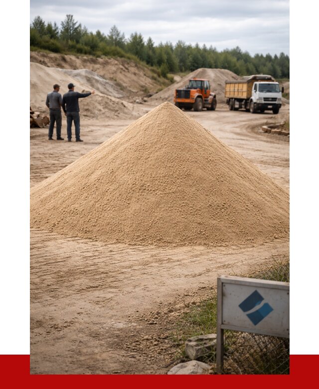 Карьерный песок навалом в Мытищах от 1828 р. | ПРОНЕРУДМтщ