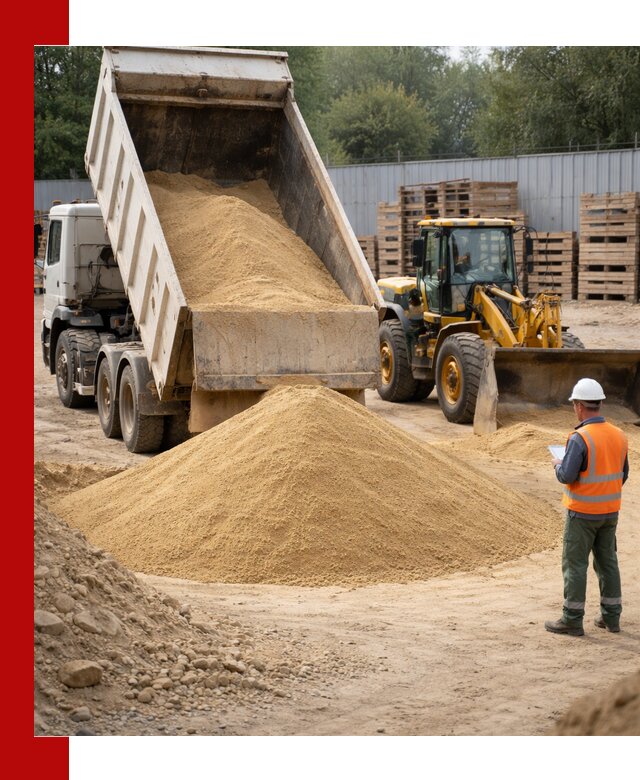 Доставка карьерного мелкозернистого песка в Мытищах