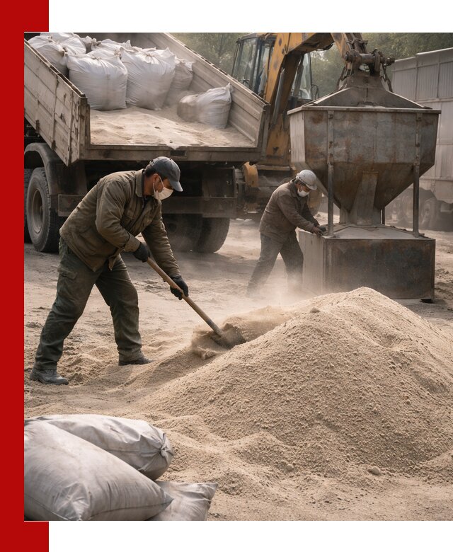 Кварцевый песок для пескоструя в Мытищах — доставка и качество