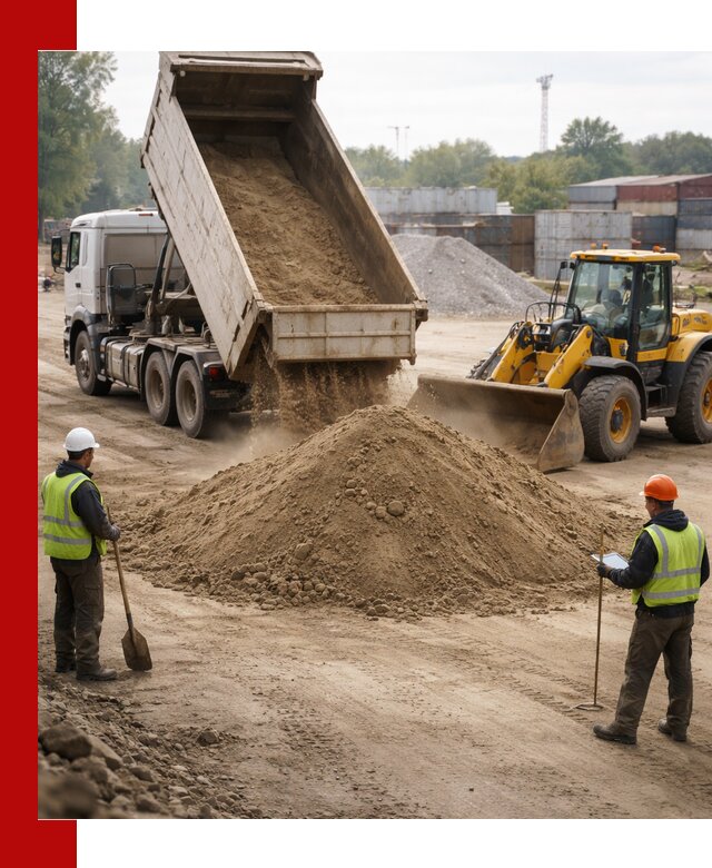 Доставка и продажа пескогрунта оптом и в розницу в Мытищах