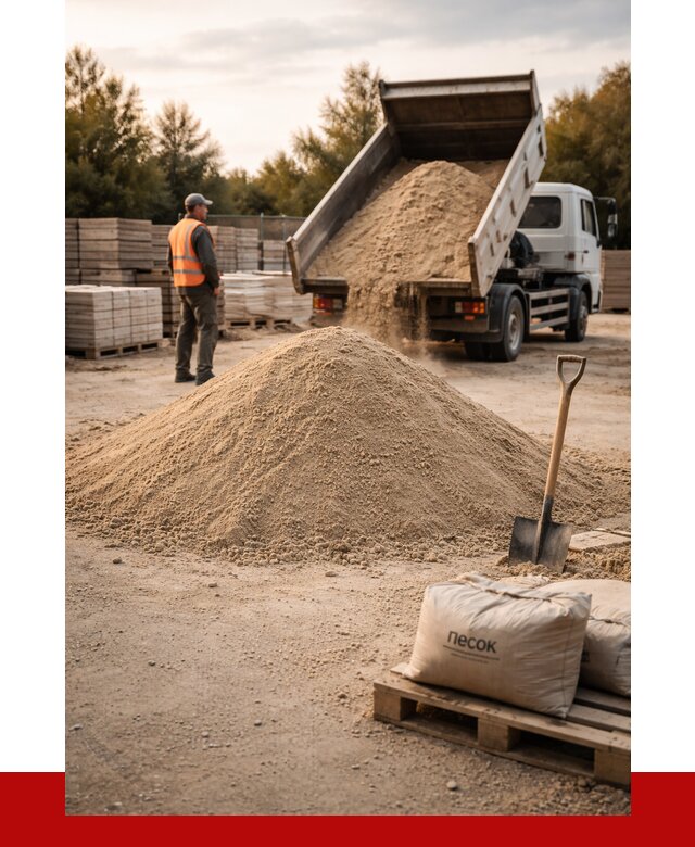 Купить сухой песок в Мытищах с доставкой от 2437 р. | ПРОНЕРУДМтщ
