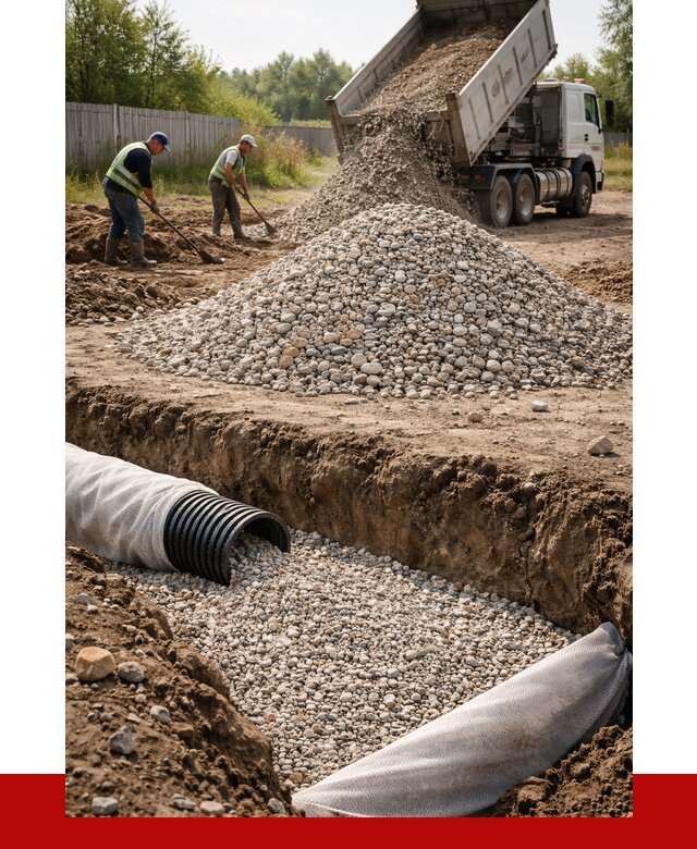 Гравий для дренажа в Мытищах от 2234 р., доставка ПРОНЕРУДМтщ