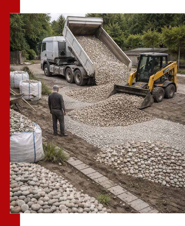 Доставка морской гальки оптом и в розницу в Мытищах