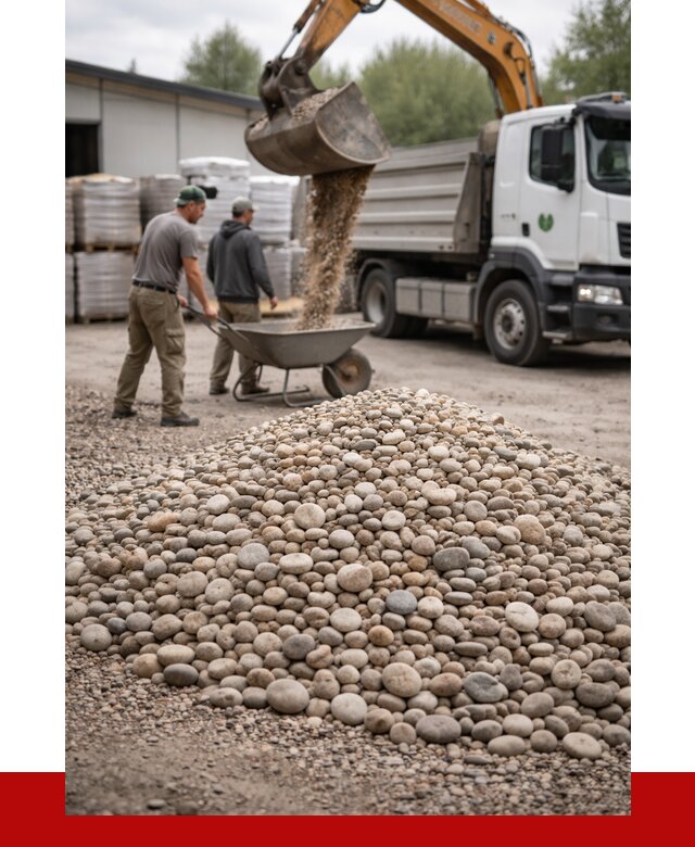 Галька декоративная в Мытищах от 3250 р. за куб | ПРОНЕРУДМтщ