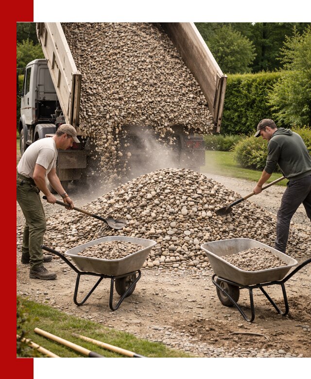Доставка и продажа декоративной гальки в Мытищах