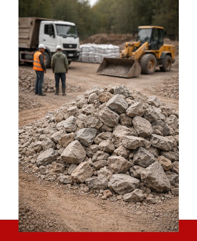 Купить бутовый камень с доставкой в Мытищах от 2336 р. | ПРОНЕРУДМтщ