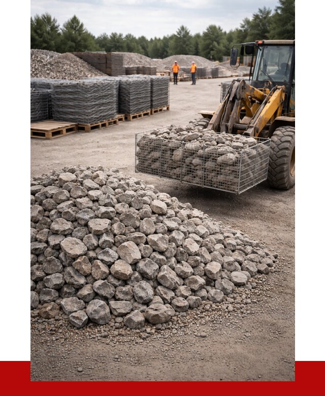 Камень для габионов фракция 70-150 в Мытищах от 4265 р. | ПРОНЕРУДМтщ