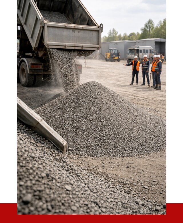 Гравийный отсев 0-5 в Мытищах от 1219 р. с доставкой | ПРОНЕРУДМтщ