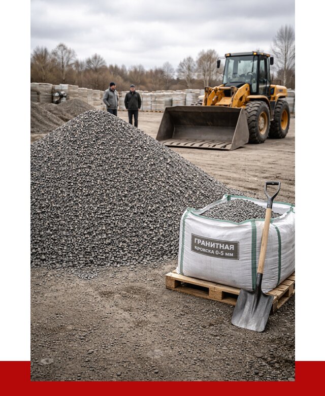 Купить гранитную крошку в Мытищах от 4874 р. с доставкой | ПРОНЕРУДМтщ