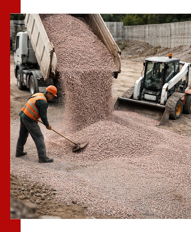Крошка розовый гранит с доставкой в Мытищах от производителя