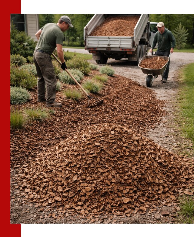 Крошка для мульчирования с доставкой в Мытищах