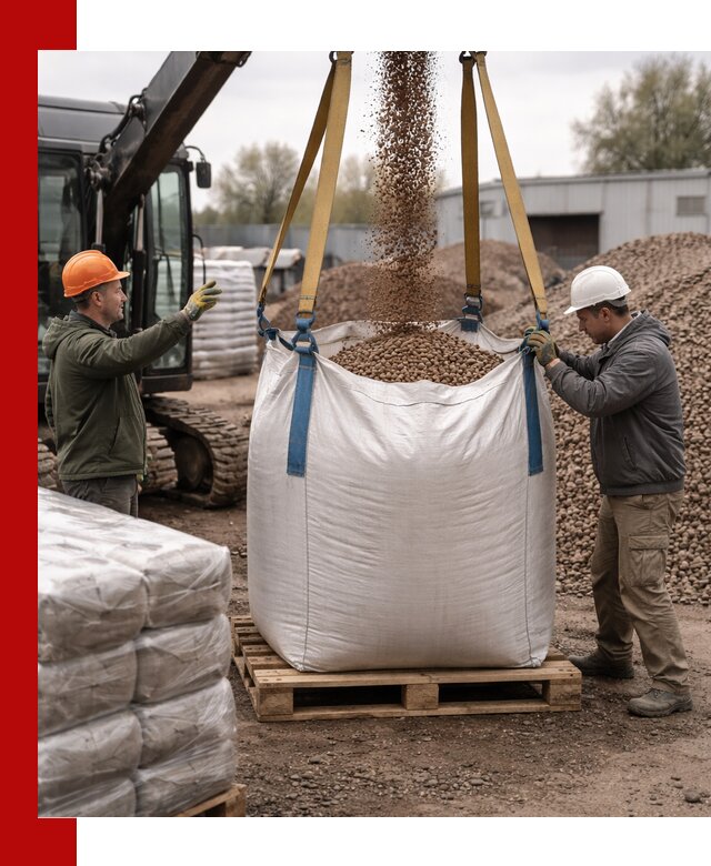 Керамзит в биг-бегах с доставкой в Мытищах
