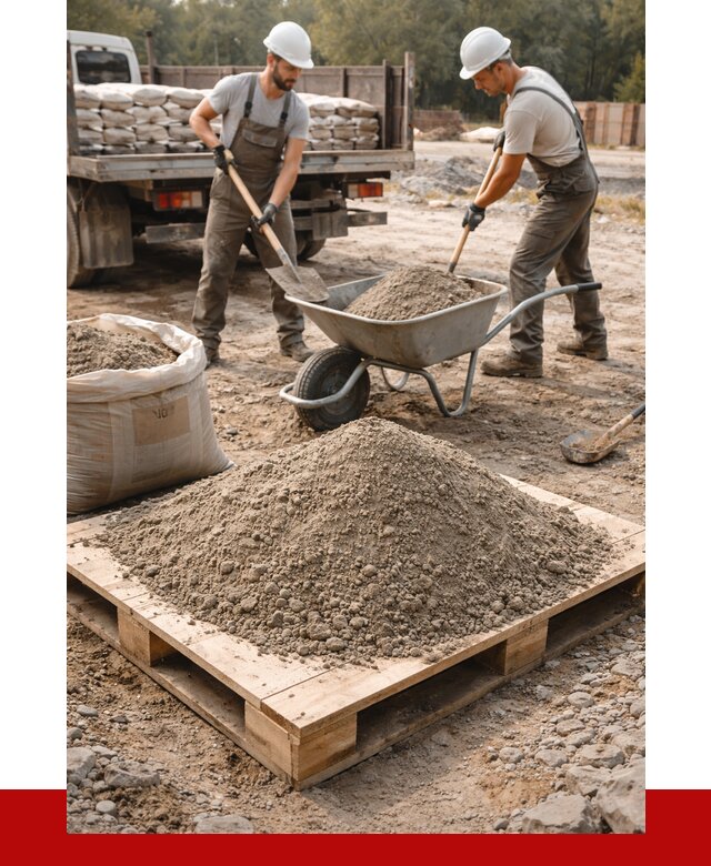 Цементно песчаная смесь М100 в Мытищах от 5281 р. за куб | ПРОНЕРУДМтщ