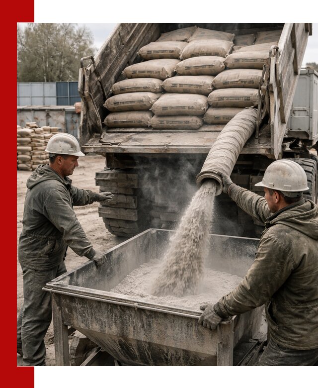 Доставка цемента М400 в Мытищах оптом и в розницу