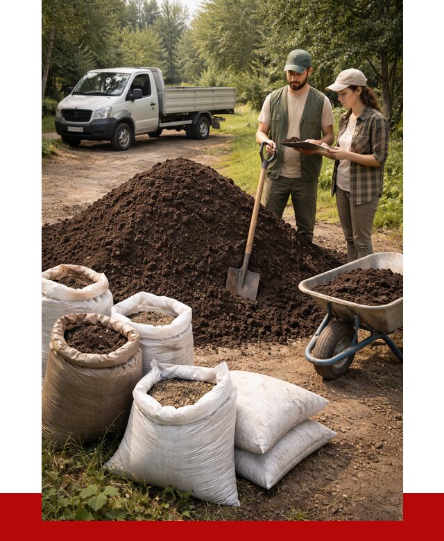 Купить грунт с доставкой в Мытищах от 4570 р. за м3 | ПРОНЕРУДМтщ