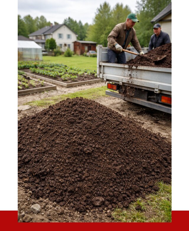 Плодородный грунт в Мытищах с доставкой от 4265 р. | ПРОНЕРУДМтщ