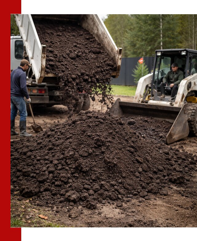 Плодородный грунт с доставкой в Мытищах для садов и огородов