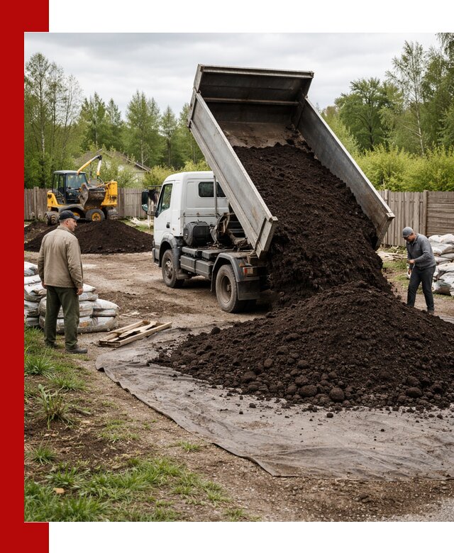 Доставка качественного почвогрунта в Мытищах оптом и в розницу