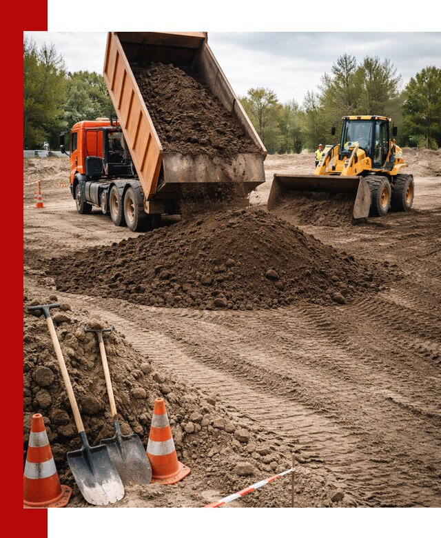 Поставка и доставка планировочного грунта в Мытищах