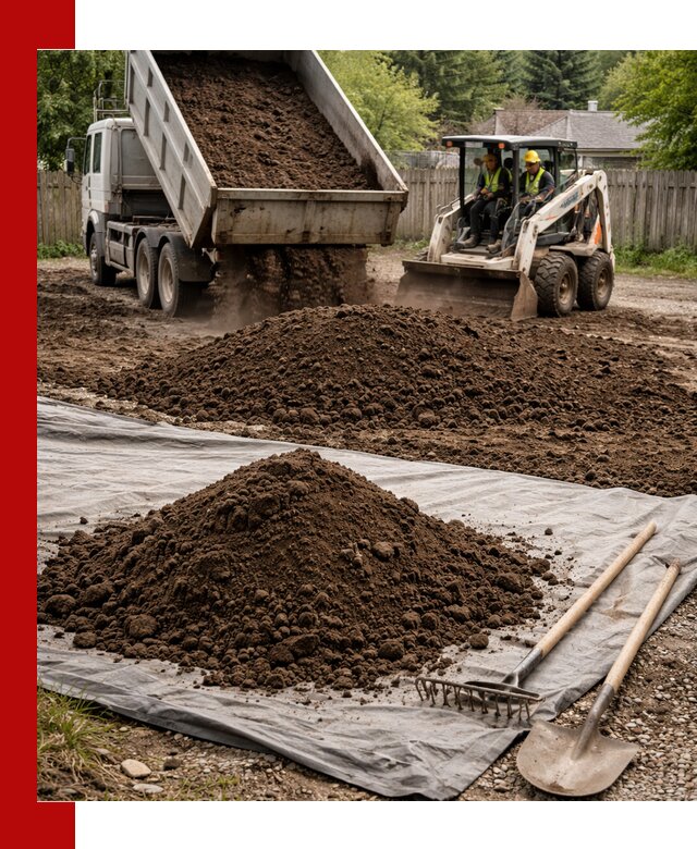 Грунт для отсыпки участка с доставкой в Мытищах