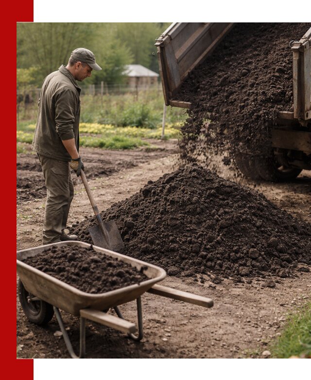 Доставка качественной земли для огорода в Мытищах