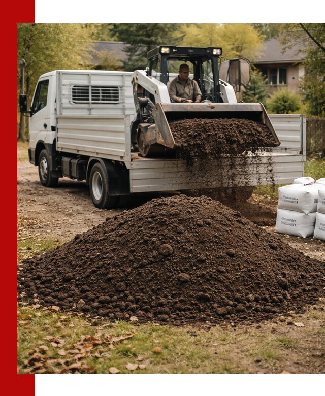 Доставка садовой земли в больших объёмах в Мытищах