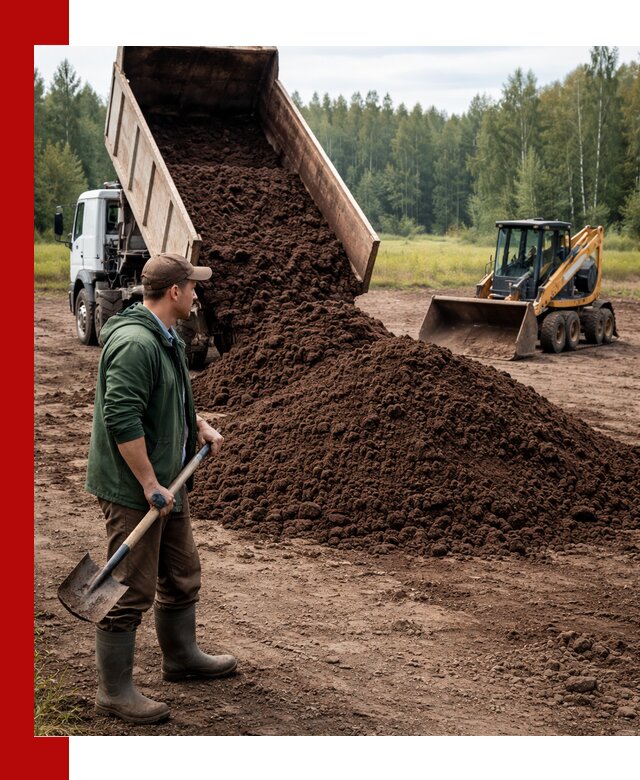 Купить верховой торф с доставкой в Мытищах для садоводства и растений