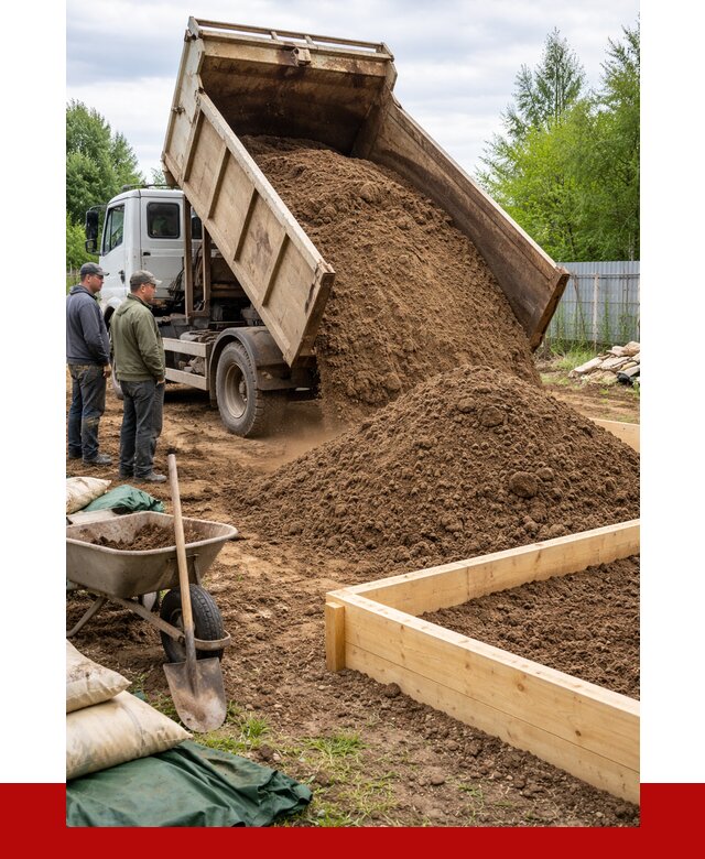 Торфо песчаная смесь в Мытищах с доставкой от 1879 р. | ПРОНЕРУДМтщ