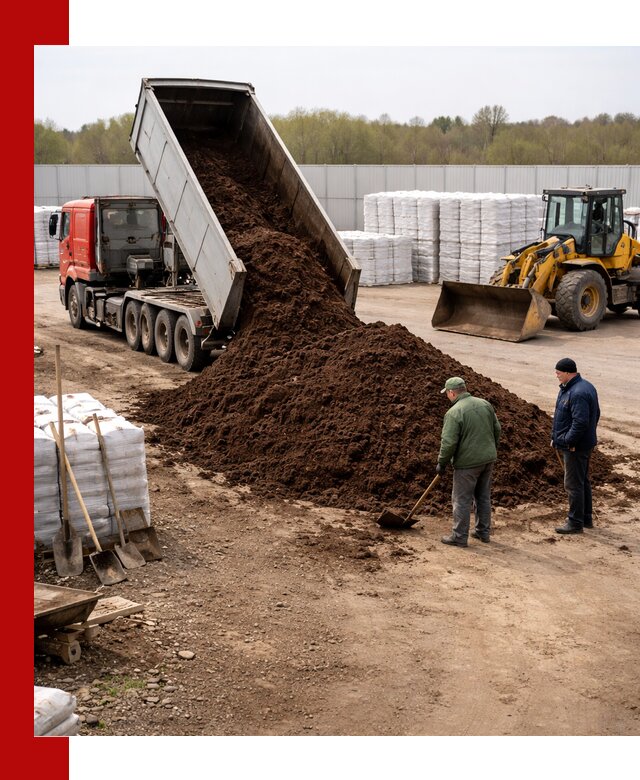 Доставка торфяных смесей оптом и в розницу в Мытищах
